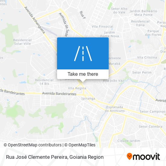 Rua José Clemente Pereira map