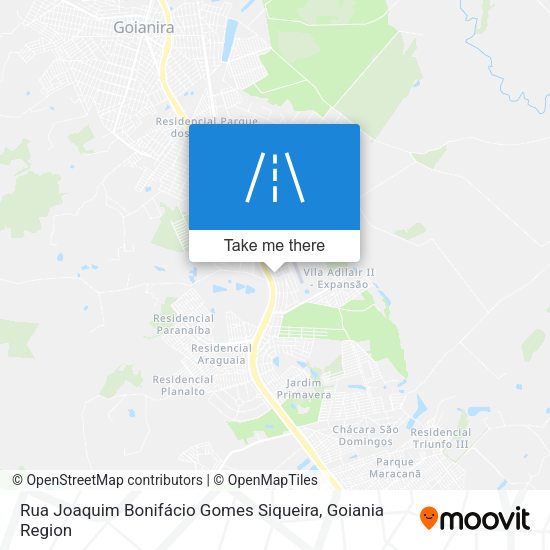Rua Joaquim Bonifácio Gomes Siqueira map