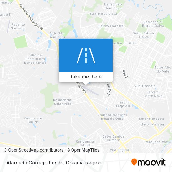Alameda Corrego Fundo map