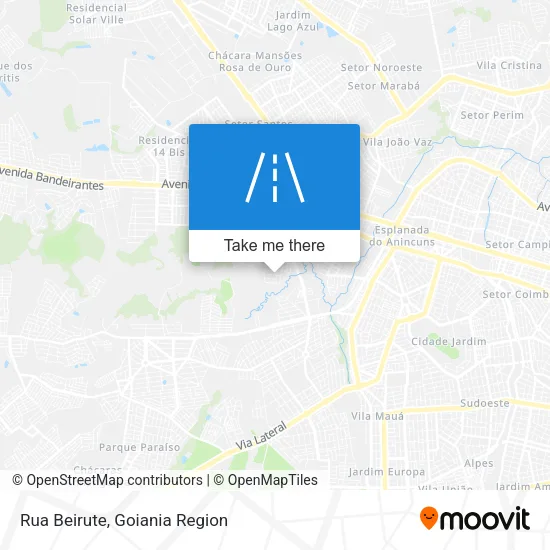 Rua Beirute map