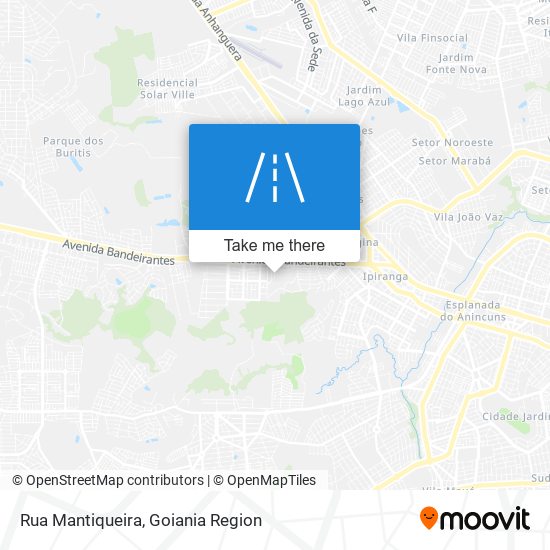 Rua Mantiqueira map