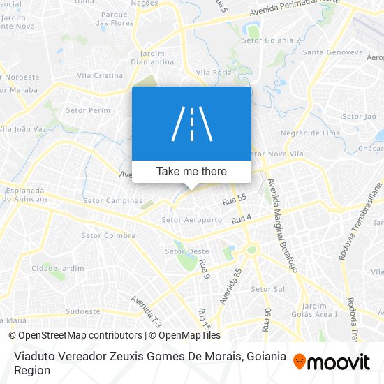 Viaduto Vereador Zeuxis Gomes De Morais map