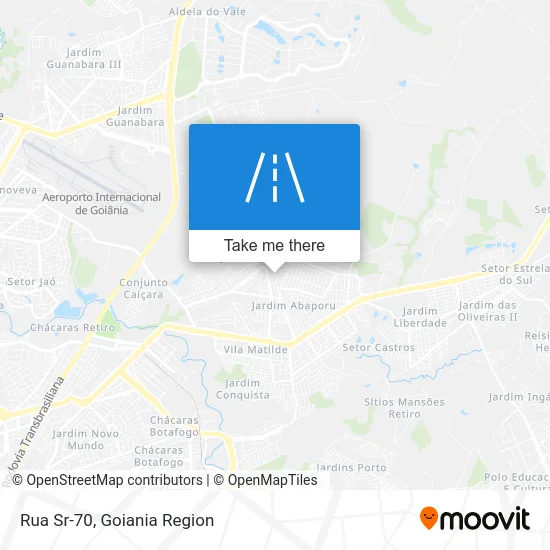 Rua Sr-70 map