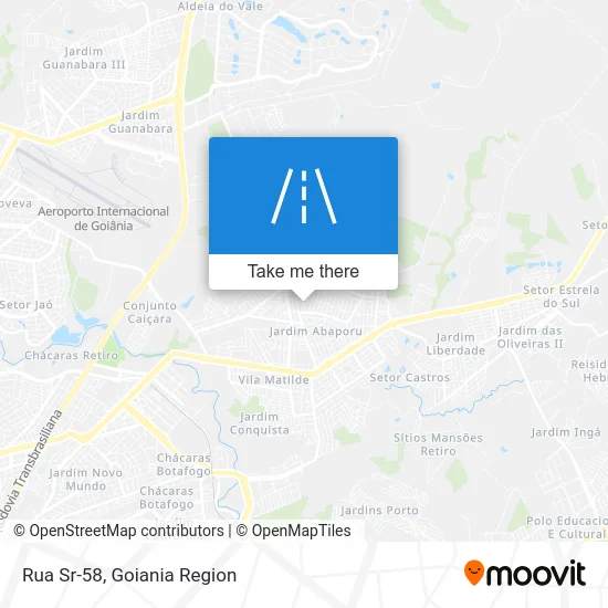 Rua Sr-58 map