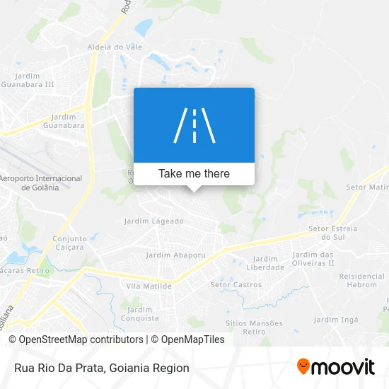 Rua Rio Da Prata map