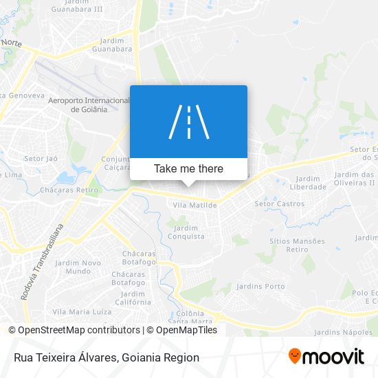 Mapa Rua Teixeira Álvares