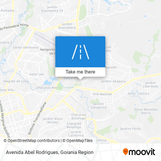 Mapa Avenida Abel Rodrigues