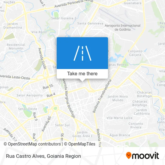 Rua Castro Alves map