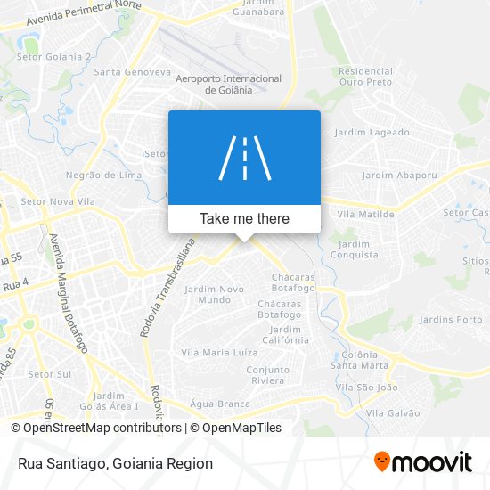 Mapa Rua Santiago