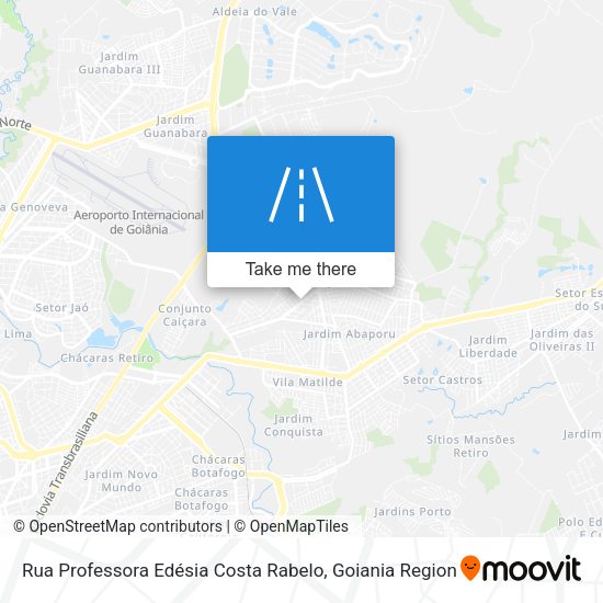 Rua Professora Edésia Costa Rabelo map