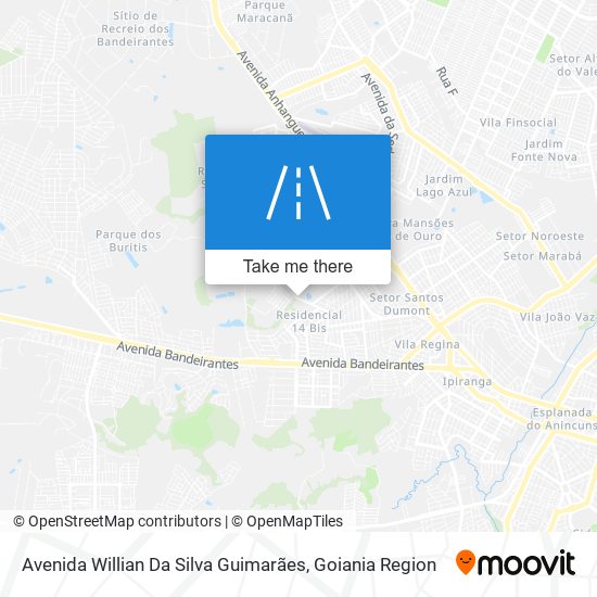 Avenida Willian Da Silva Guimarães map