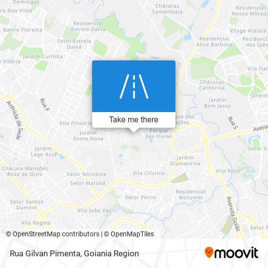 Rua Gilvan Pimenta map