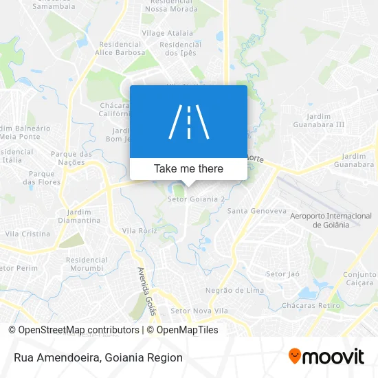 Rua Amendoeira map