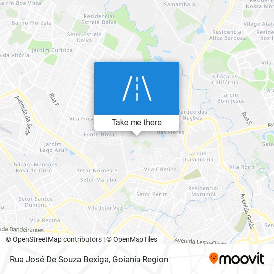 Mapa Rua José De Souza Bexiga