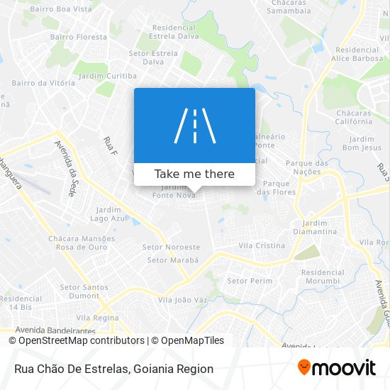 Rua Chão De Estrelas map