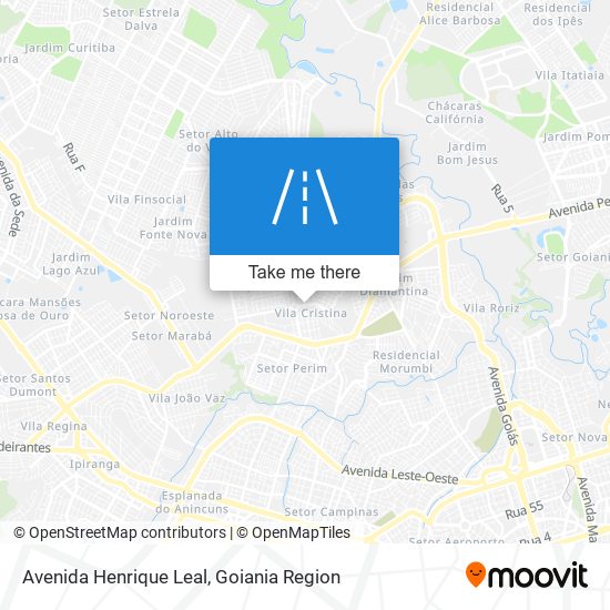 Mapa Avenida Henrique Leal
