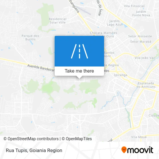 Rua Tupis map