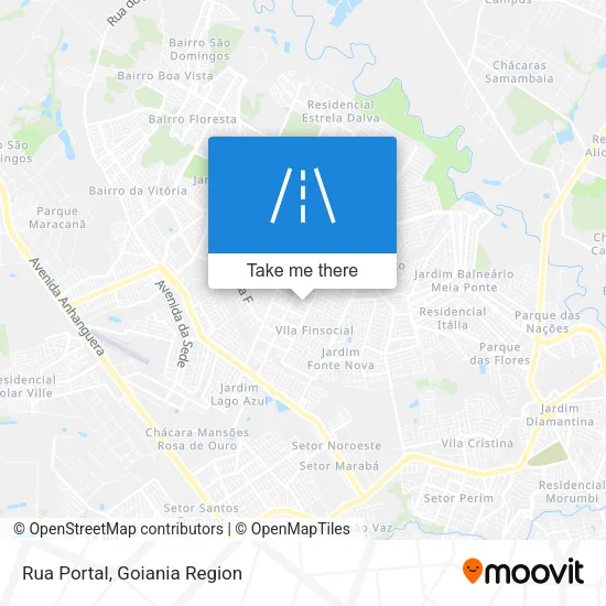 Rua Portal map
