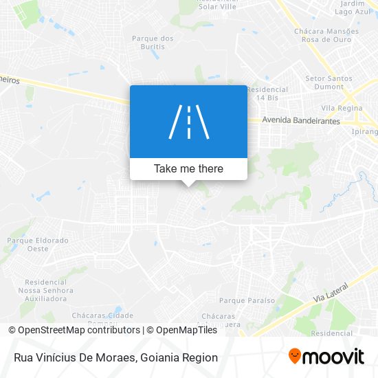 Mapa Rua Vinícius De Moraes