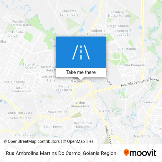Rua Ambrolina Martins Do Carmo map