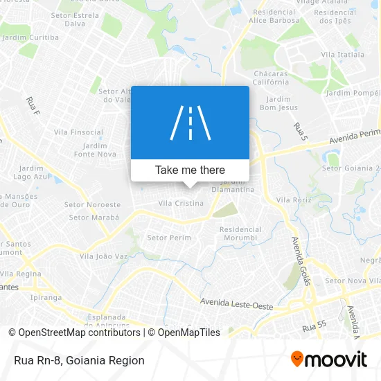 Rua Rn-8 map