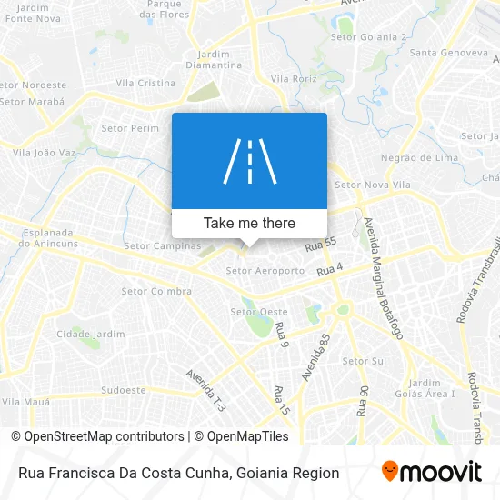 Rua Francisca Da Costa Cunha map