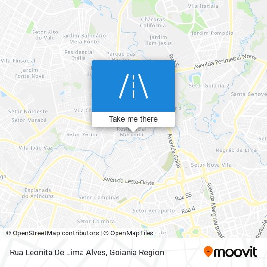 Mapa Rua Leonita De Lima Alves