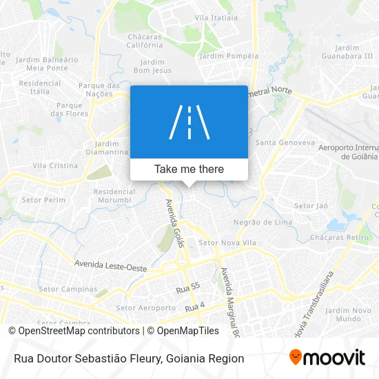 Rua Doutor Sebastião Fleury map