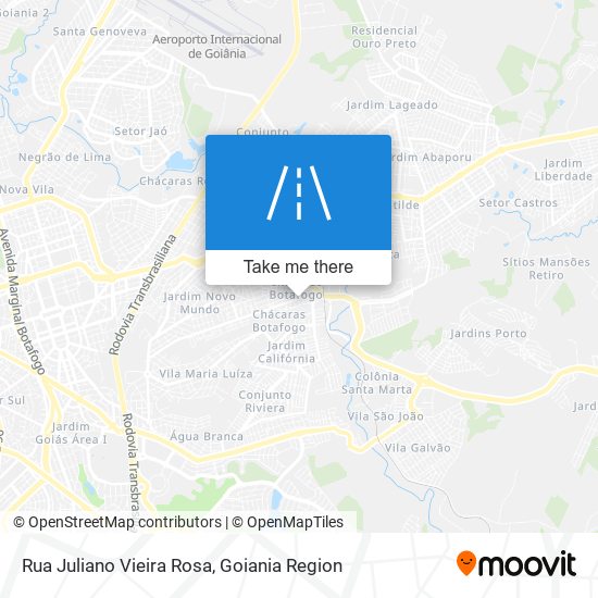 Rua Juliano Vieira Rosa map