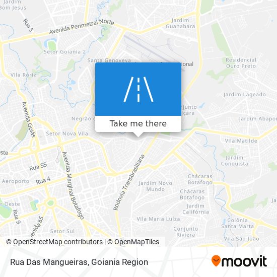 Rua Das Mangueiras map