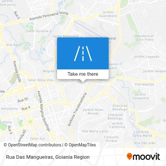 Rua Das Mangueiras map