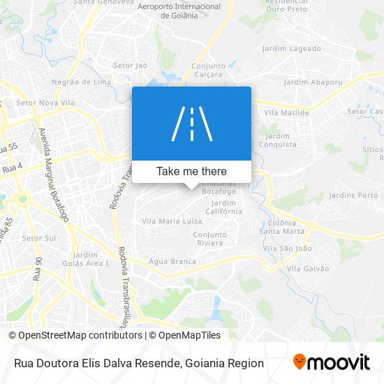 Rua Doutora Elis Dalva Resende map