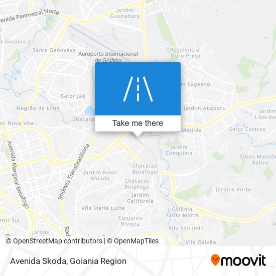 Avenida Skoda map