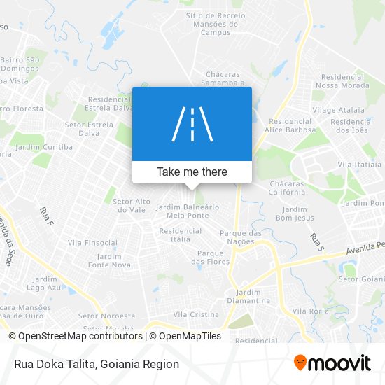 Rua Doka Talita map