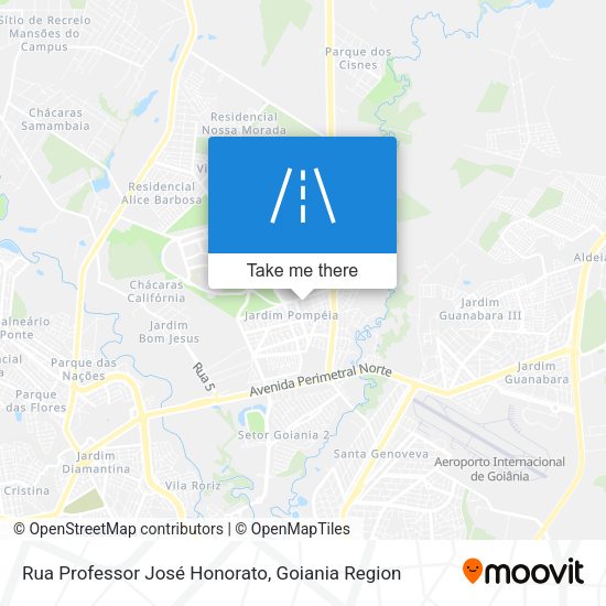 Rua Professor José Honorato map