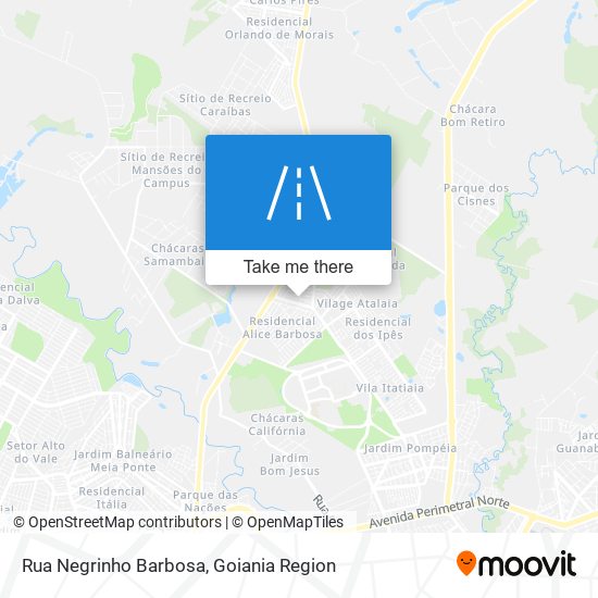 Rua Negrinho Barbosa map