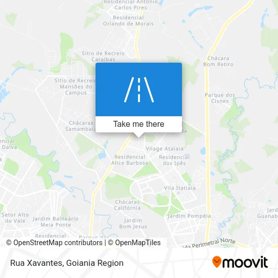 Rua Xavantes map