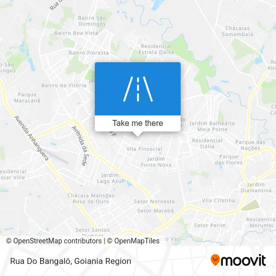 Rua Do Bangalô map