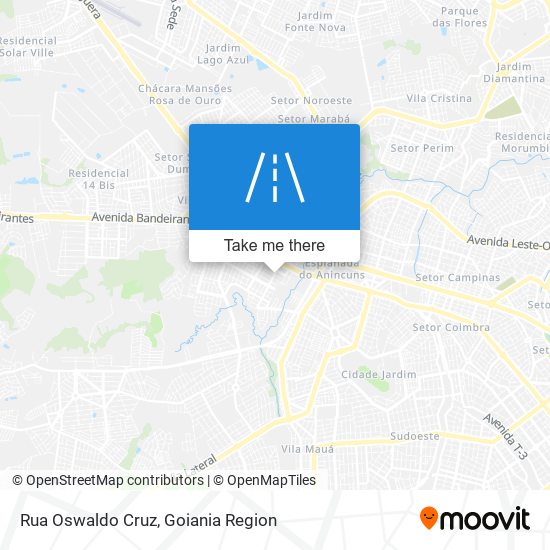 Rua Oswaldo Cruz map