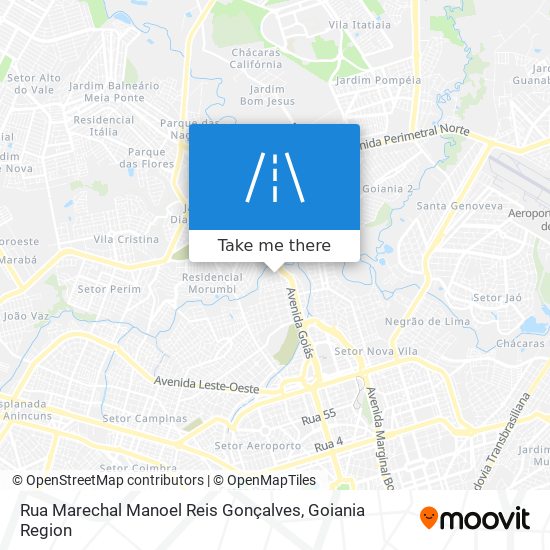 Mapa Rua Marechal Manoel Reis Gonçalves