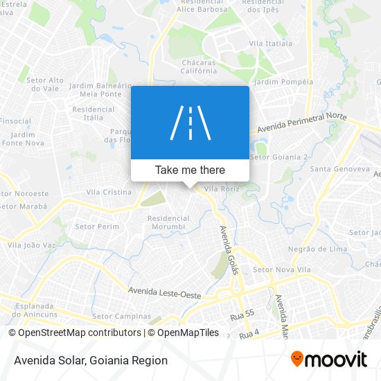 Mapa Avenida Solar