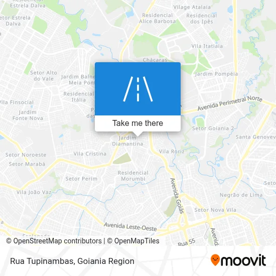 Rua Tupinambas map