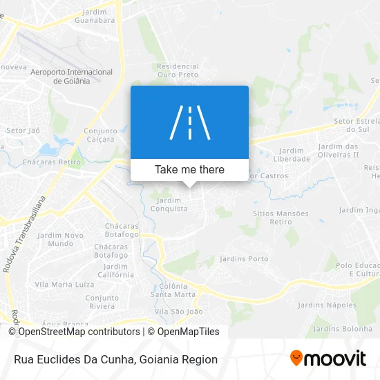 Rua Euclides Da Cunha map