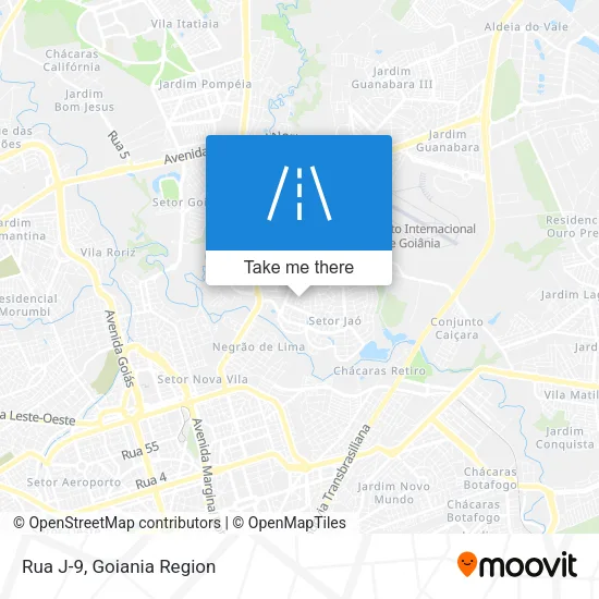 Rua J-9 map