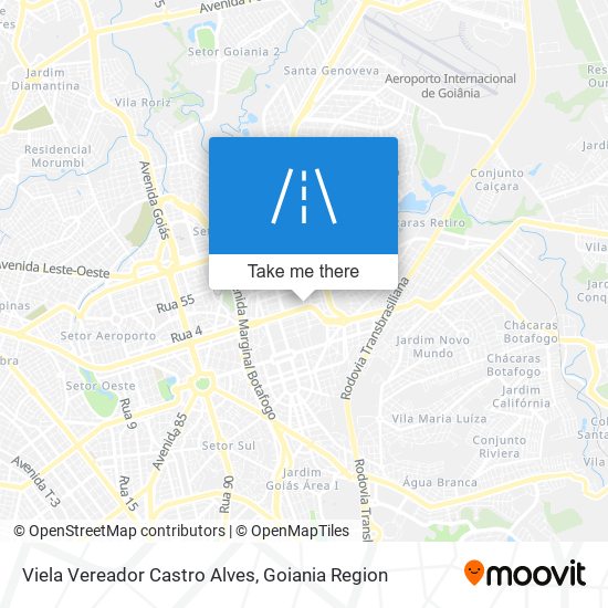 Mapa Viela Vereador Castro Alves