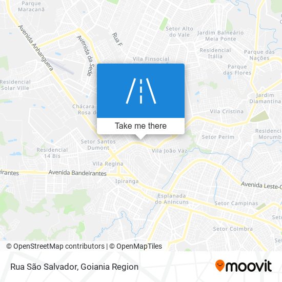 Mapa Rua São Salvador
