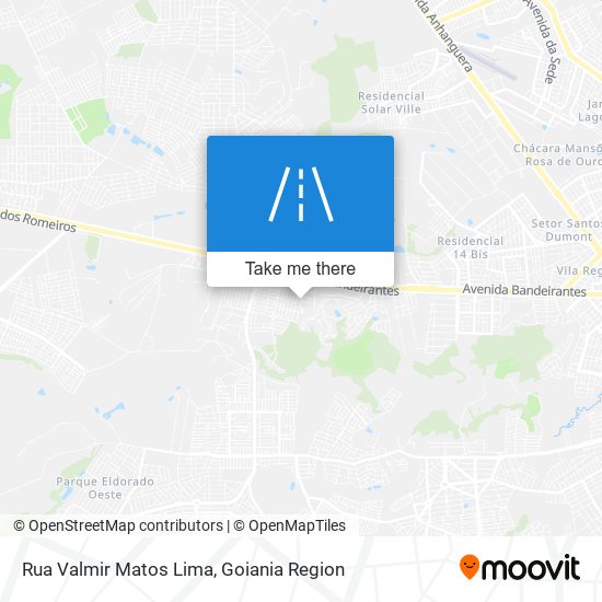 Mapa Rua Valmir Matos Lima