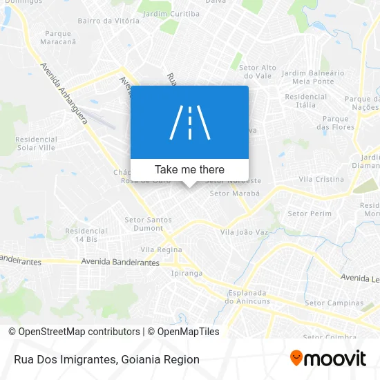 Rua Dos Imigrantes map