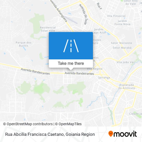Mapa Rua Abcilia Francisca Caetano