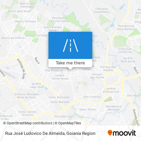 Rua José Ludovico De Almeida map